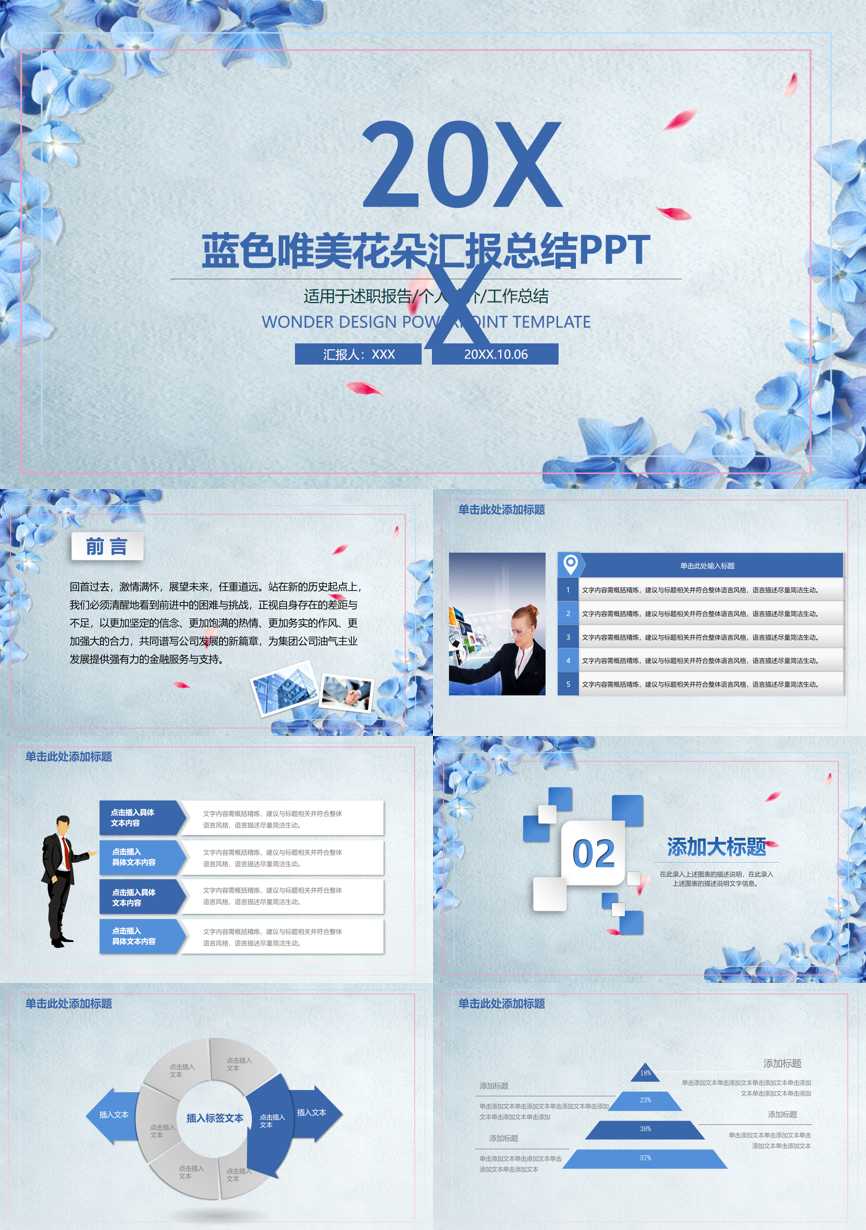 年终总结汇报 (305)年终总结PPT模板